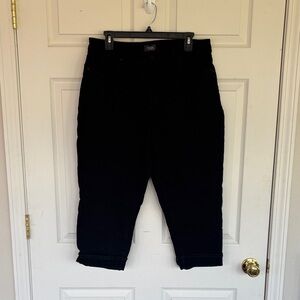 NYDJ Black Cropped Slim Jeans